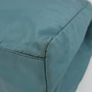 PRADA Tote Bag Nylon Light Blue Silver Auth hk3822-9
