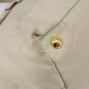 PRADA Tote Bag Nylon Gray Gold Auth hk3823-12