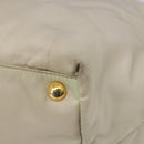 PRADA Tote Bag Nylon Gray Gold Auth hk3823-13
