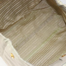 PRADA Tote Bag Nylon Gray Gold Auth hk3823-19