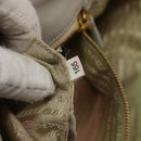 PRADA Tote Bag Nylon Gray Gold Auth hk3823-26