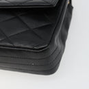 CHANEL Matelasse Bijoux Chain Shoulder Bag Leather Black Gold CC Auth hk3824-10