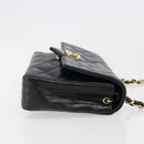 CHANEL Matelasse Bijoux Chain Shoulder Bag Leather Black Gold CC Auth hk3824-4