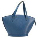 LOUIS VUITTON Epi Saint Jacques Shoulder Bag Blue M52275 LV Auth hk3825-1