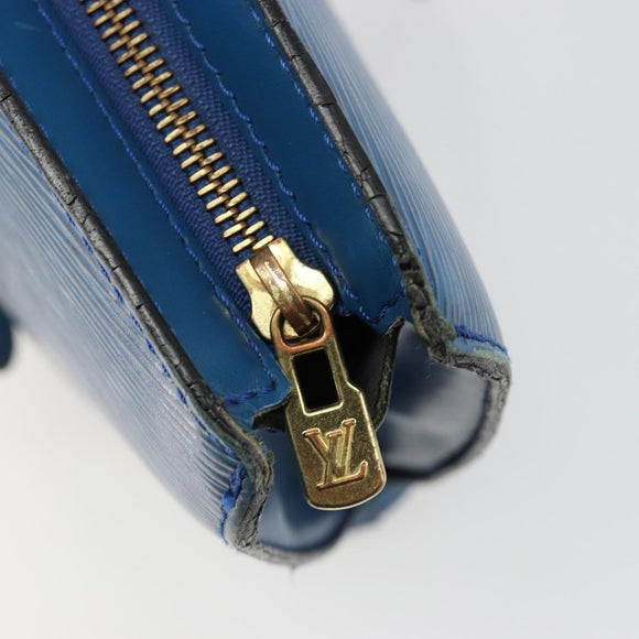 LOUIS VUITTON Epi Saint Jacques Shoulder Bag Blue M52275 LV Auth hk3825