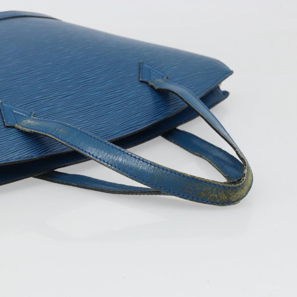 LOUIS VUITTON Epi Saint Jacques Shoulder Bag Blue M52275 LV Auth hk3825