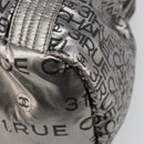 CHANEL Unlimited Tote Bag Coated Canvas Silver CC Auth hk3826-10