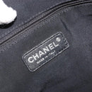 CHANEL Unlimited Tote Bag Coated Canvas Silver CC Auth hk3826-15