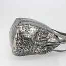 CHANEL Unlimited Tote Bag Coated Canvas Silver CC Auth hk3826-4