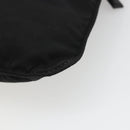 PRADA Shoulder Bag Nylon Black Silver Auth hk3831-16