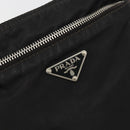 PRADA Shoulder Bag Nylon Black Silver Auth hk3831-18