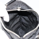 PRADA Shoulder Bag Nylon Black Silver Auth hk3831-20
