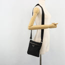 PRADA Shoulder Bag Nylon Black Silver Auth hk3831-23