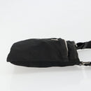 PRADA Shoulder Bag Nylon Black Silver Auth hk3831-3