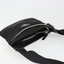 PRADA Shoulder Bag Nylon Black Silver Auth hk3831-6