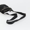 PRADA Shoulder Bag Nylon Black Silver Auth hk3831-7