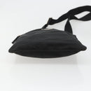 PRADA Shoulder Bag Nylon Black Silver Auth hk3831-5