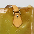 LOUIS VUITTON Monogram Vernis Houston Hand Bag Baby Blue M91005 LV Auth hk3835-19
