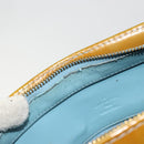 LOUIS VUITTON Monogram Vernis Houston Hand Bag Baby Blue M91005 LV Auth hk3835-10