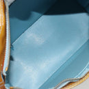 LOUIS VUITTON Monogram Vernis Houston Hand Bag Baby Blue M91005 LV Auth hk3835-11