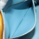 LOUIS VUITTON Monogram Vernis Houston Hand Bag Baby Blue M91005 LV Auth hk3835-24