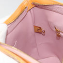 LOUIS VUITTON Monogram Vernis Houston Bag Marshmallow Pink M91302 LV Auth hk3836-22