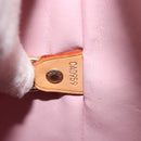 LOUIS VUITTON Monogram Vernis Houston Bag Marshmallow Pink M91302 LV Auth hk3836-12