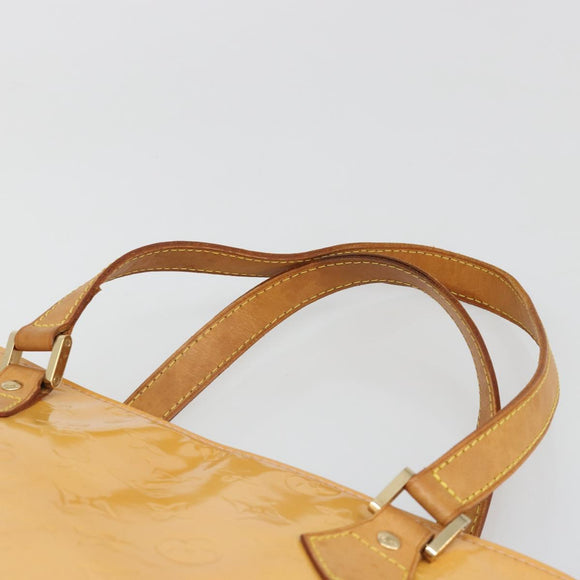 LOUIS VUITTON Monogram Vernis Houston Bag Marshmallow Pink M91302 LV Auth hk3836
