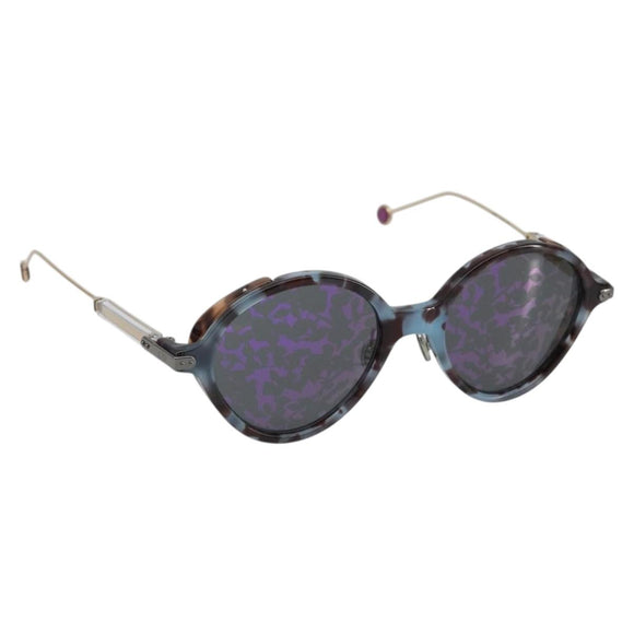 Christian Dior Sunglasses Plastic Gray Gold Silver Auth hk3838