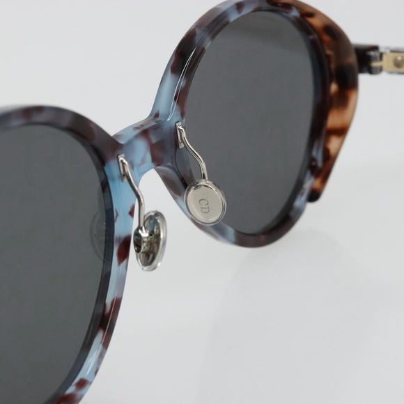 Christian Dior Sunglasses Plastic Gray Gold Silver Auth hk3838