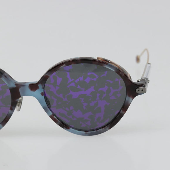 Christian Dior Sunglasses Plastic Gray Gold Silver Auth hk3838