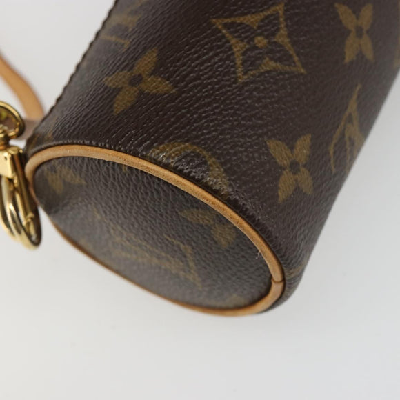LOUIS VUITTON Monogram Papillon Pouch LV Auth hk3839