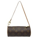 LOUIS VUITTON Monogram Papillon Pouch LV Auth hk3839-2
