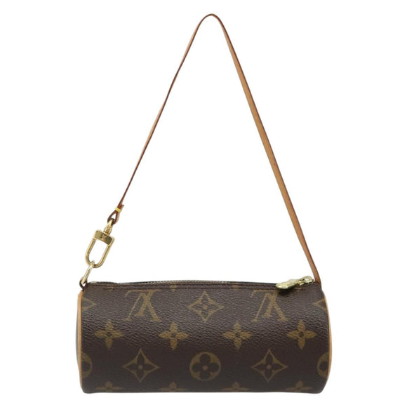 LOUIS VUITTON Monogram Papillon Pouch LV Auth hk3839