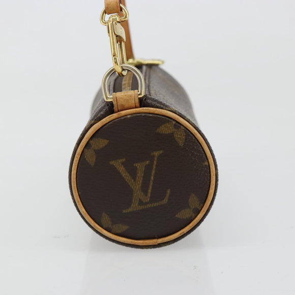LOUIS VUITTON Monogram Papillon Pouch LV Auth hk3839