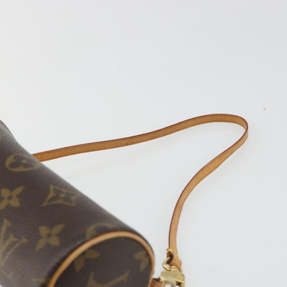 LOUIS VUITTON Monogram Papillon Pouch LV Auth hk3839