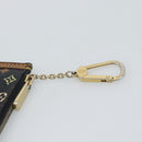 LOUIS VUITTON Monogram Multicolor Pochette Cles Purse Black M13664 Auth hk3840-6