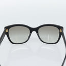 PRADA Sunglasses Plastic Black Gold Auth hk3843-10