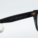 PRADA Sunglasses Plastic Black Gold Auth hk3843-12