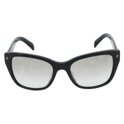 PRADA Sunglasses Plastic Black Gold Auth hk3843 - 0