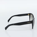 PRADA Sunglasses Plastic Black Gold Auth hk3843-4