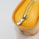 LOUIS VUITTON Epi Dauphine PM Pouch Yellow M48449 LV Auth hk3844-8