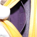 LOUIS VUITTON Epi Dauphine PM Pouch Yellow M48449 LV Auth hk3844-19