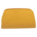 LOUIS VUITTON Epi Dauphine PM Pouch Yellow M48449 LV Auth hk3844-2
