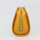 LOUIS VUITTON Epi Dauphine PM Pouch Yellow M48449 LV Auth hk3844-3