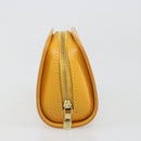 LOUIS VUITTON Epi Dauphine PM Pouch Yellow M48449 LV Auth hk3844-4