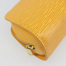 LOUIS VUITTON Epi Dauphine PM Pouch Yellow M48449 LV Auth hk3844-14