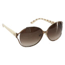 CELINE Sunglasses Metal Bronze Gold Auth hk3845-1