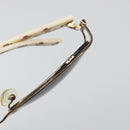 CELINE Sunglasses Metal Bronze Gold Auth hk3845-11