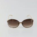CELINE Sunglasses Metal Bronze Gold Auth hk3845-13